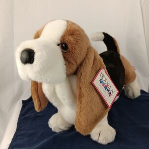 Douglas Company Laverne Bassett Hound #286 Rare Hard To Find NWT Large Plush